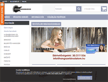 Tablet Screenshot of hangszerbirodalom.hu